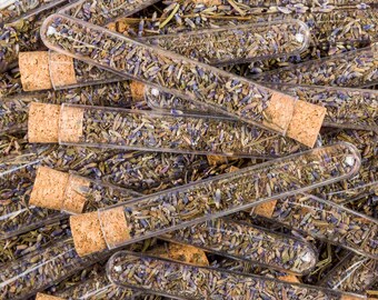 Lavender toss tubes | natural bio confetti | flower confetti | eco confetti | HIBIMI