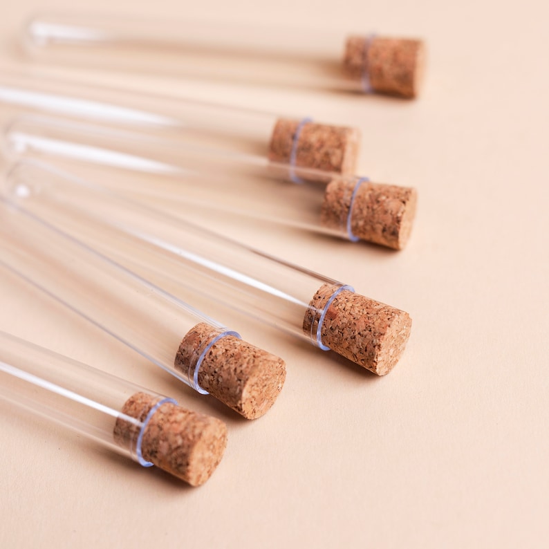 10ml Plain Test Tubes Cork Tubes Wedding Favours Party Etsy Australia