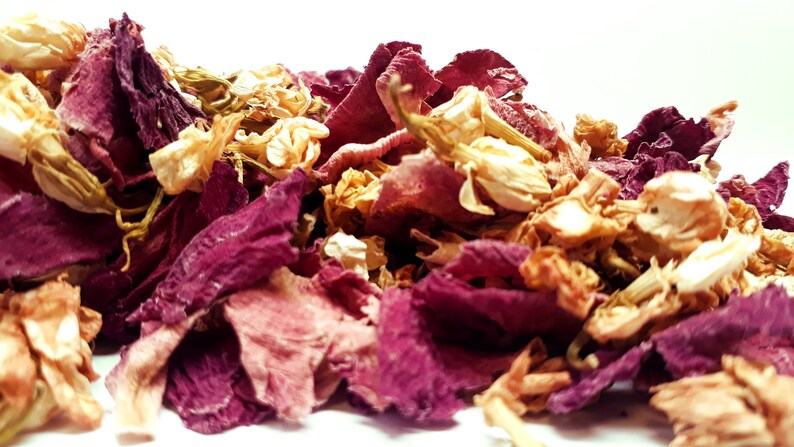 Wedding confetti Biodegradable confetti Real petal confetti HIBIMI 1 liter Natural confetti