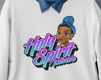Holy Spirit Activate - PNG - Descarga instantánea de mujeres afroamericanas