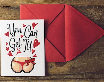 Tarjeta traviesa de San Valentín, regalo para él, regalo para el marido, regalo para novio, regalo divertido día de San Valentín para él, regalo del día de San Valentín sexy para él, regalo del día de San Valentín sexy para él, regalo del día de San Valentín sexy