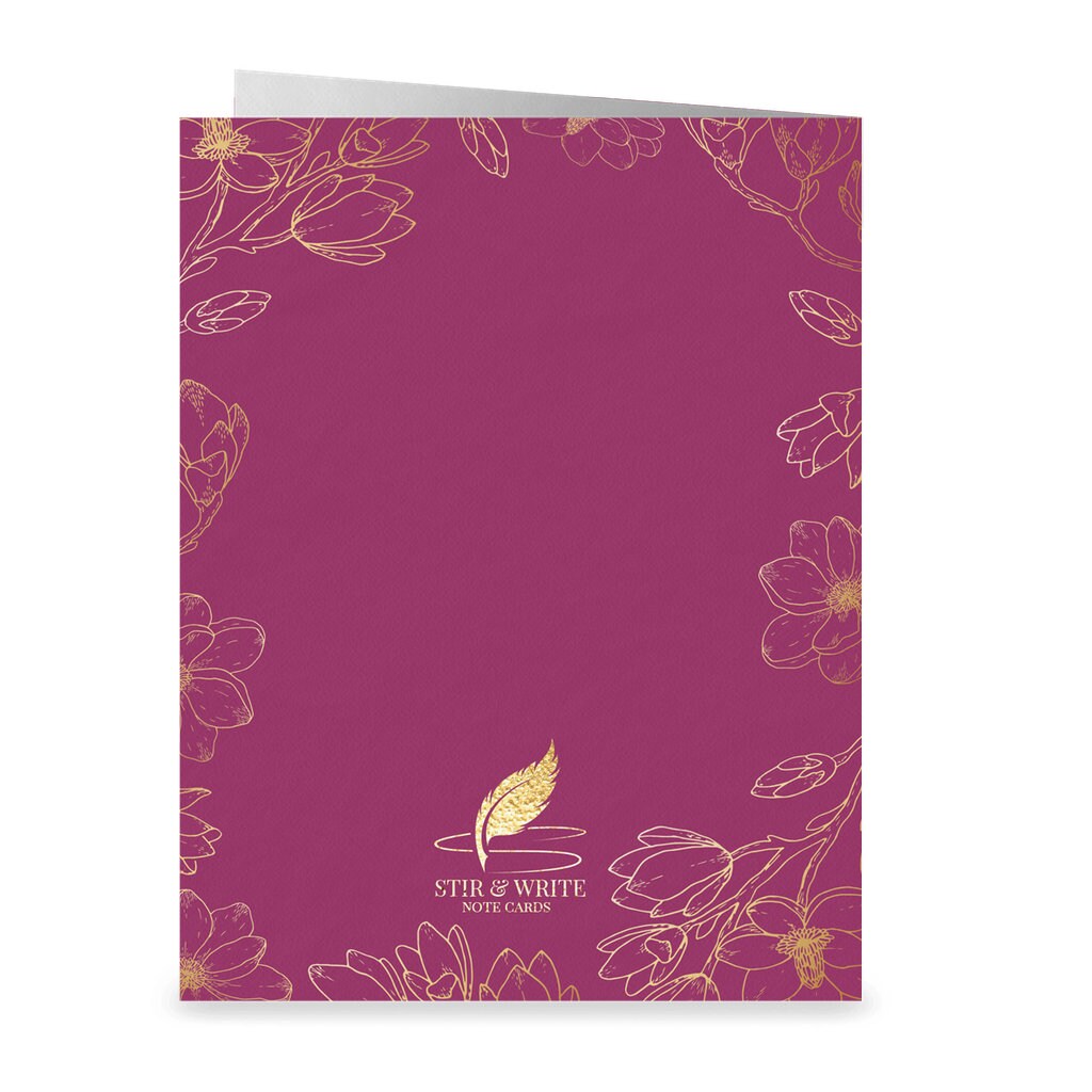 Thank You Folded Note Cards 5 Pack, 10 Pack or 25 Pack - Etsy