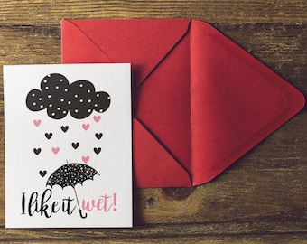 Tarjeta traviesa, tarjeta de nota imprimible y editable, tarjeta de nota traviesa, pensamiento travieso, tarjeta de amor