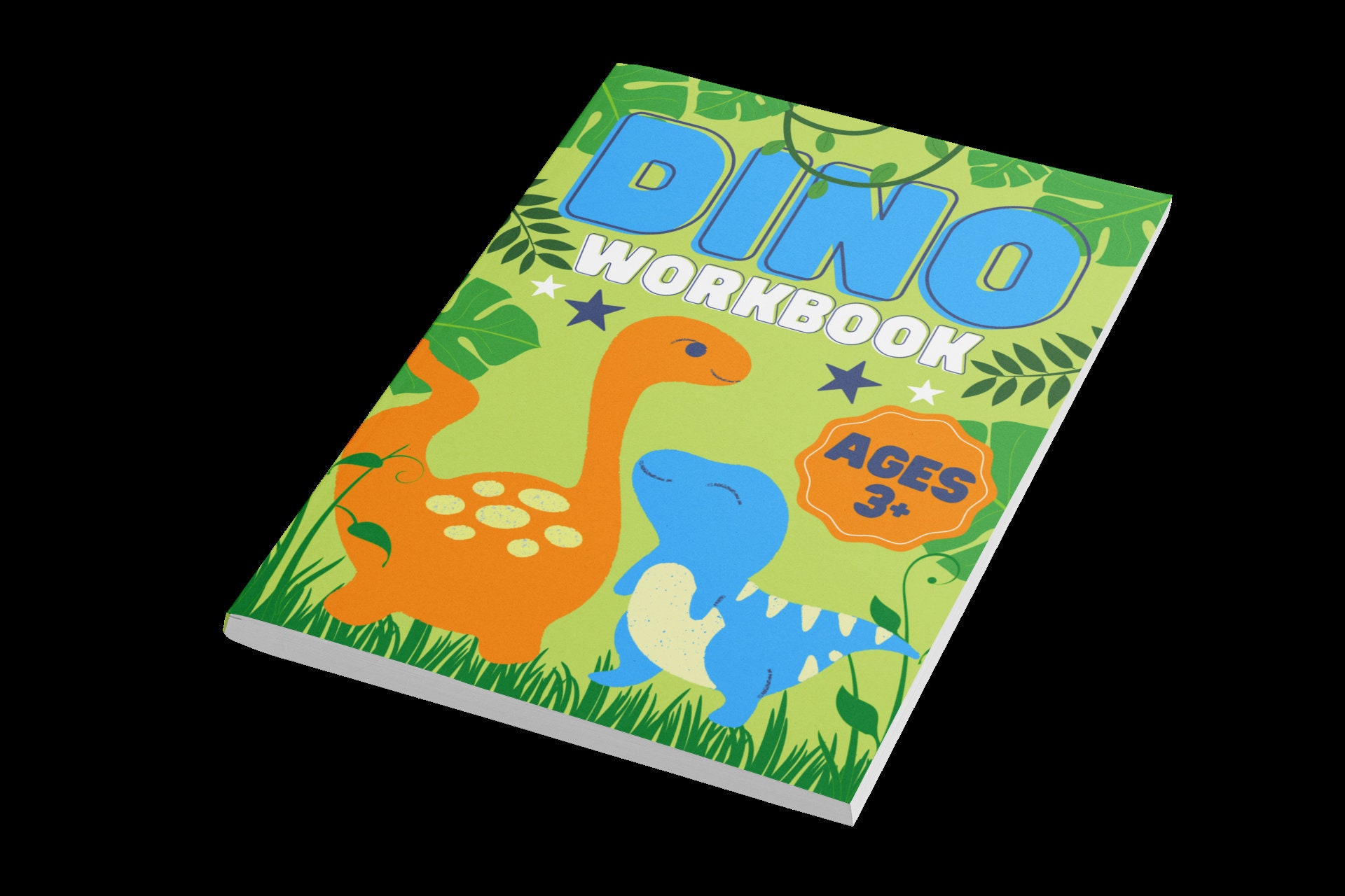 KDP Dinosaur Children Coloring Activity Book Cover Editable Canva KDP ...
