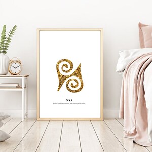 Adinkra Symbol | Africa symbol, Africa wall art, African wall art, digital print, African decor, African print, kente