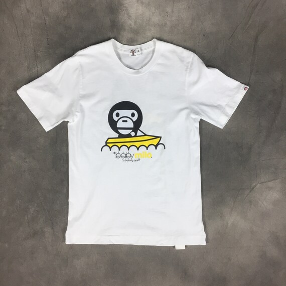white bape shirt