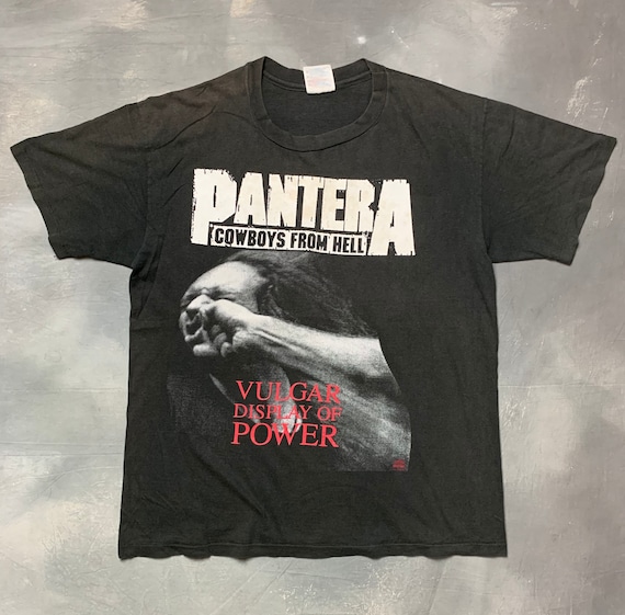 Perfectly worn! 90s Pantera “Vulgar Display of Pow