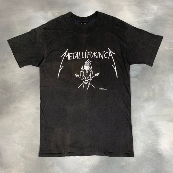 1993 Metallica METALLI’FUKIN’CA Black Large T Shir