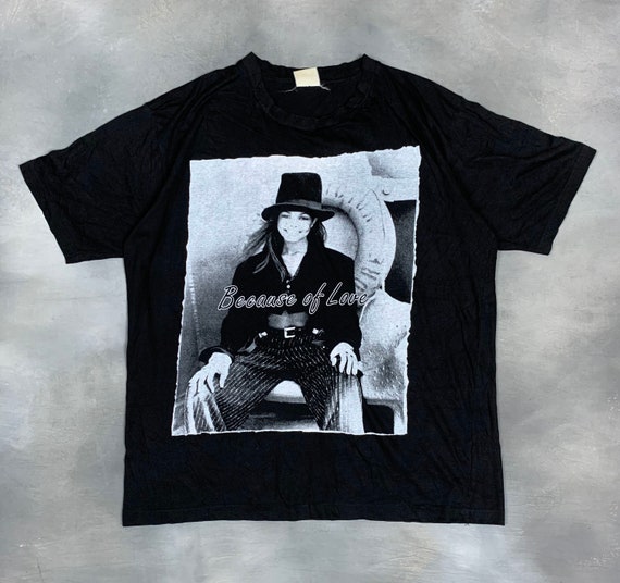 90s Janet Jackson “Because of Love” T Shirt/90s Ja