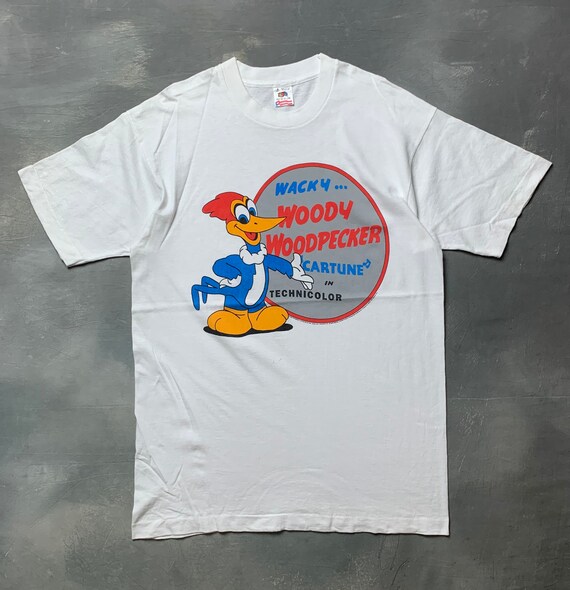 90s Vtg Technicolor Woody Woodpecker T Shirt/90s W