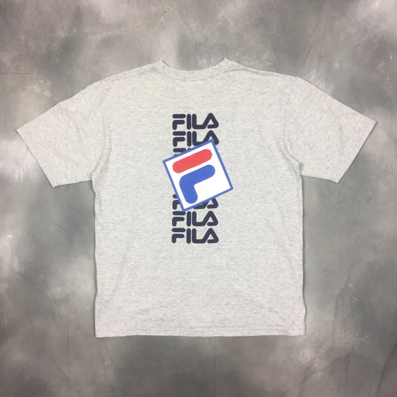 fila big logo t shirt