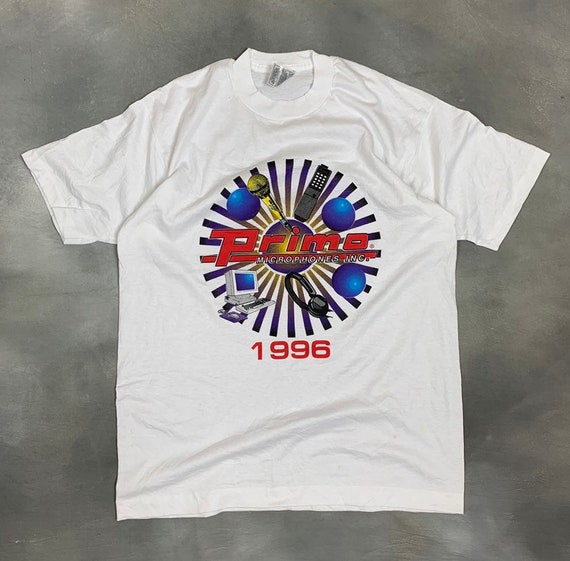 90s Primo Microphone Inc. T Shirt/Vtg 90s Software