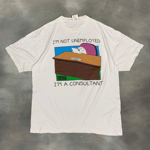 90s Dilbert “Dogbert” T Shirt/Vtg Single Stitch 90