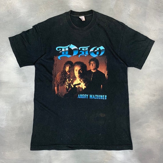 Vtg 90s Dio “Angry Machines” Promo T Shirt/Vtg 90s