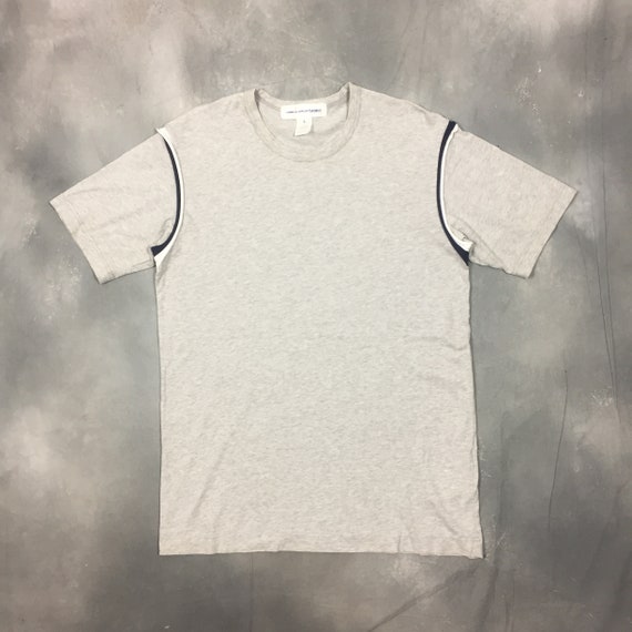 cdg grey t shirt