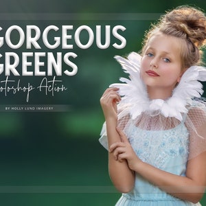 Gorgeous Greens - Akcja Photoshopa z gradacją kolorów