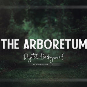 The Arboretum - Digital Background for Composite Photography
