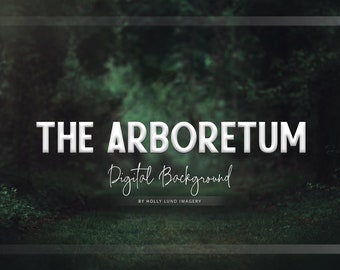 The Arboretum - Digital Background for Composite Photography