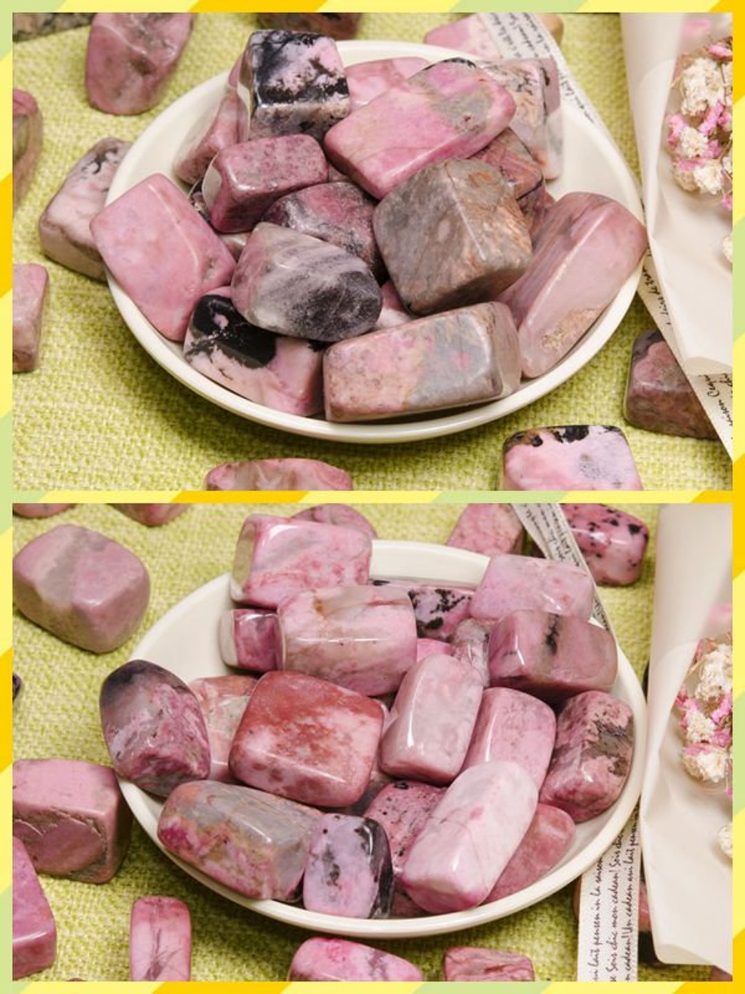 Rhodonite Natural Gemstone/loose Stone/jewelry Making/bulk Lot/healing