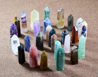 3-6cm Natural Quartz Crystal Tower,Quart Points,Healing Energy,Small Quartz Points,Amethyst,Rose quartz,Clear,Aventurine wands