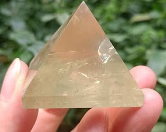 Natural Citrine Pyramid Polished Pyramid Miners Specimen Natural Gemstone/Chakra&Reiki/Jewelry Making/Yellow Crystal Quartz Pyramid