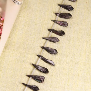 Rainbow Black Aura Titanium Crystal Beads Raw Quartz Points Natural Gemstone/Jewelry Making/Size Approx: 20~30 mm