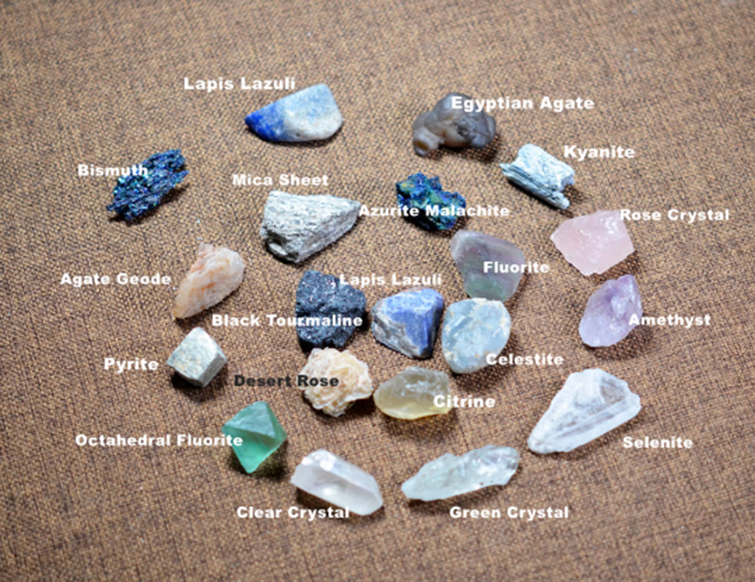 Beginners Crystal Kit 20 Pcs Healing Crystal Sets/all Etsy