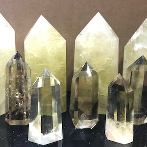 Citrine Tower/Polished Citrine Quartz Point/Natural Citrine Tower/Healing Stone/30-90mm/Random Delivery
