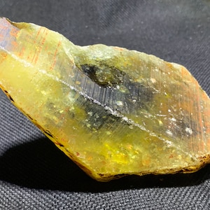 Natural Cleart Smoky Citrine Quartz Rock/155*71*59mm 631g/Large Citrine Quartz Decoration/Rainbow Citrine Crystal/Healing Citrine Quartz