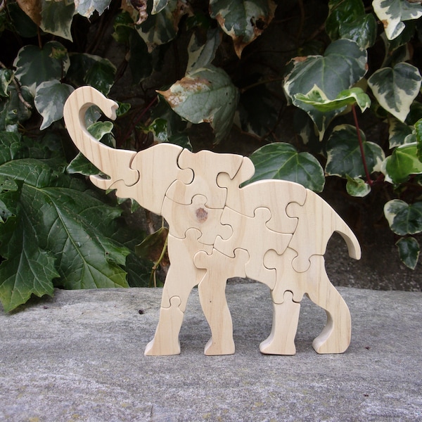 Puzzle en bois 'élephant'