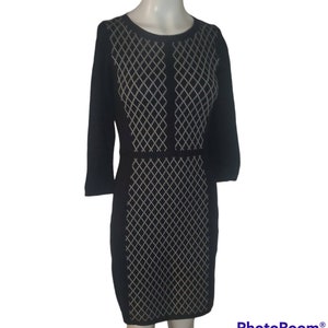 Ralph Lauren Pencil Dress Black & White Size XS Small