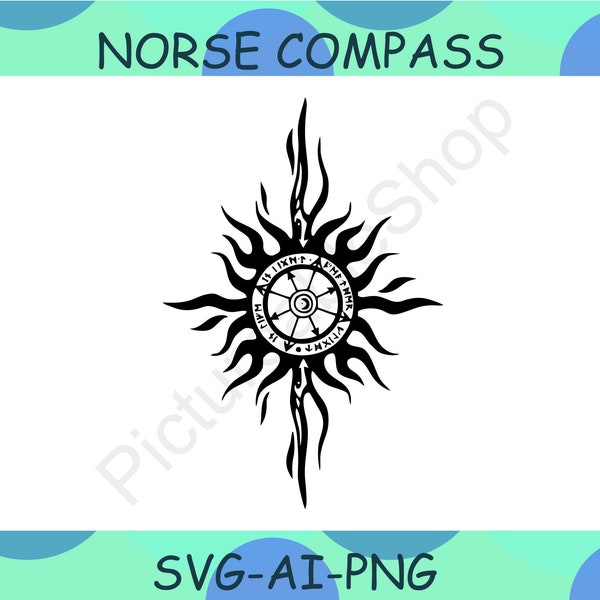Norse Compass, Viking svg, Viking Bundle, Crow svg, Viking Symbol, Viking Compass svg, pattern svg, norse viking svg, Cricut