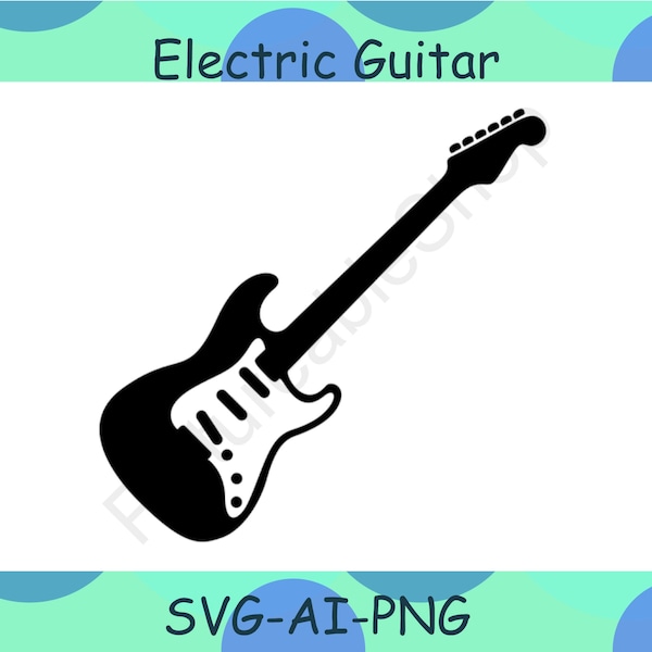 Guitar svg, Electric Guitar svg, acoustic guitar, Music svg, PNG, Graphic, AI