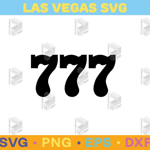 777, Jackpot, Slot machine, Slot, Las Vegas svg, Numbers svg, Money svg, Poker, Flash royal, Svg, Png, Dxf