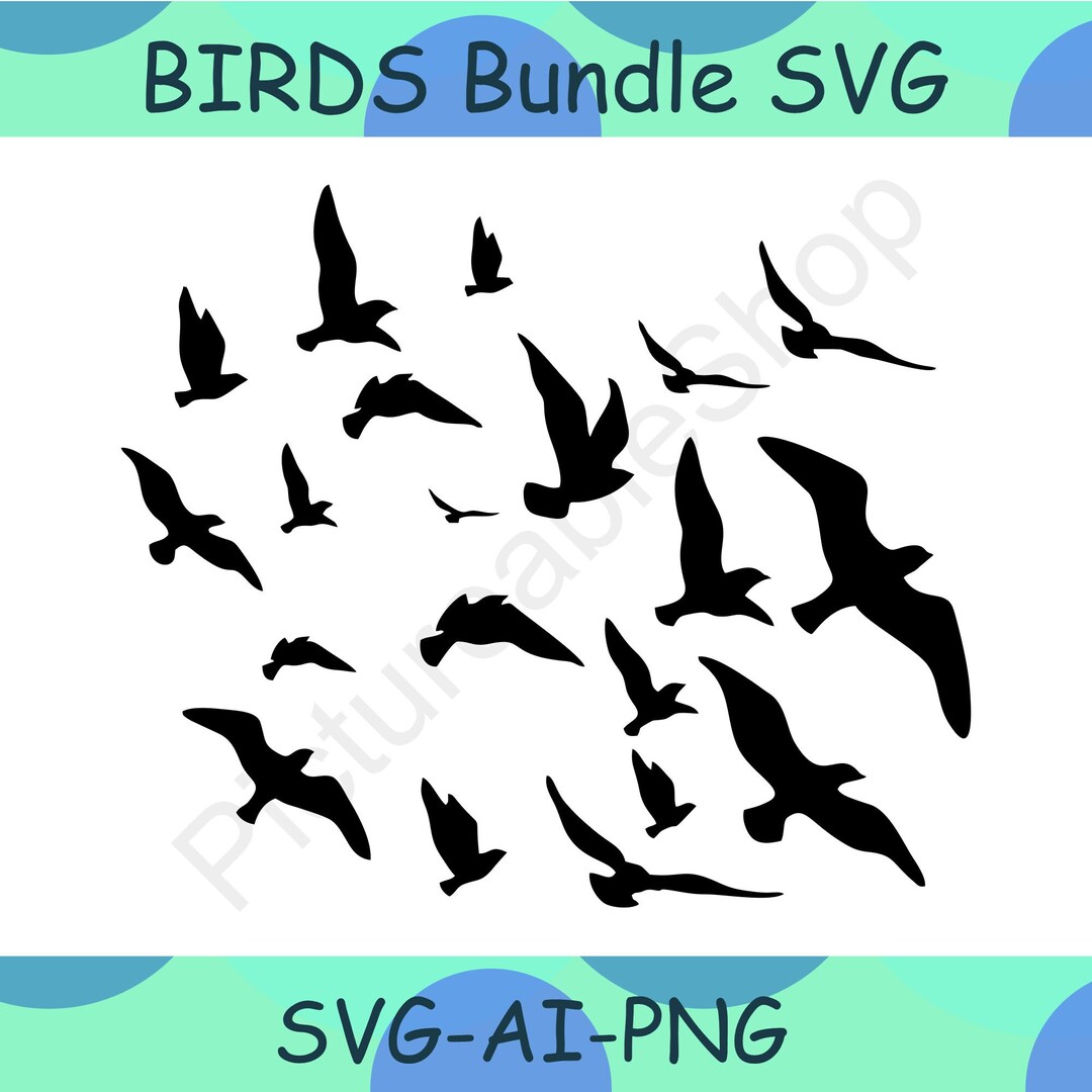 Birds Svg, Fly Bird SVG, Birds, Flying Birds, Love Birds, Cricut