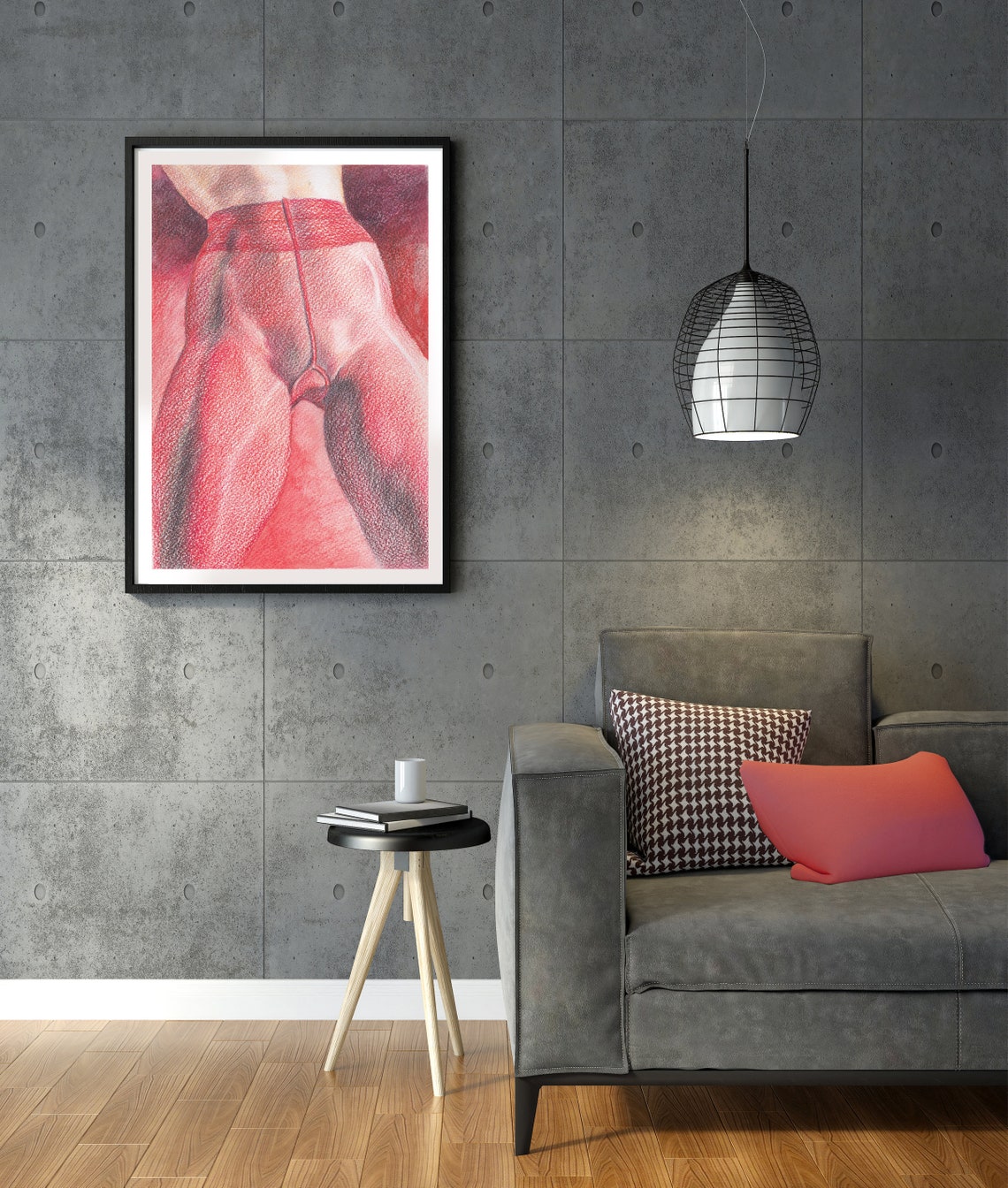 Naked women Art Digital Prints Erotic Art Lesbian Art Etsy