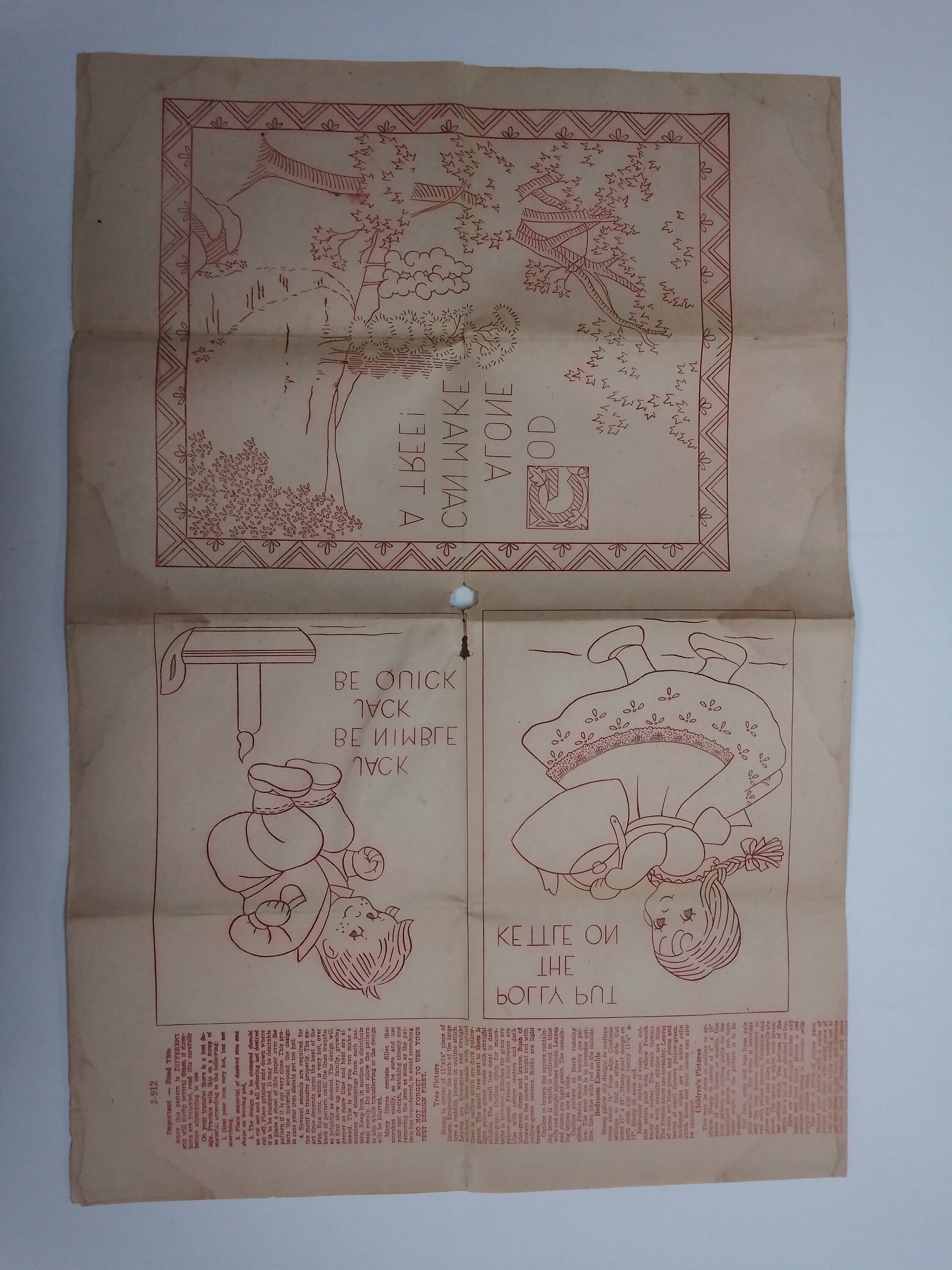 Vintage Iron Transfers Pages for Embroidery Etsy
