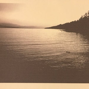 Loch Rannoch, Perthshire.  Fine art photographic print on white cartridge paper.
