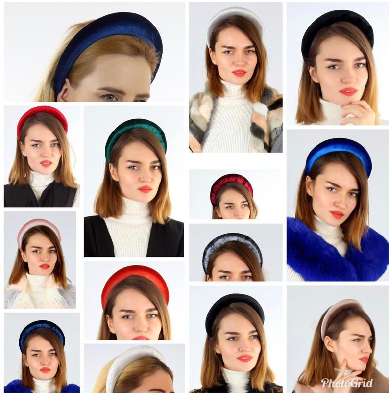 Padded Velvet Headband Spanish Style Headband Bestsellers Etsy