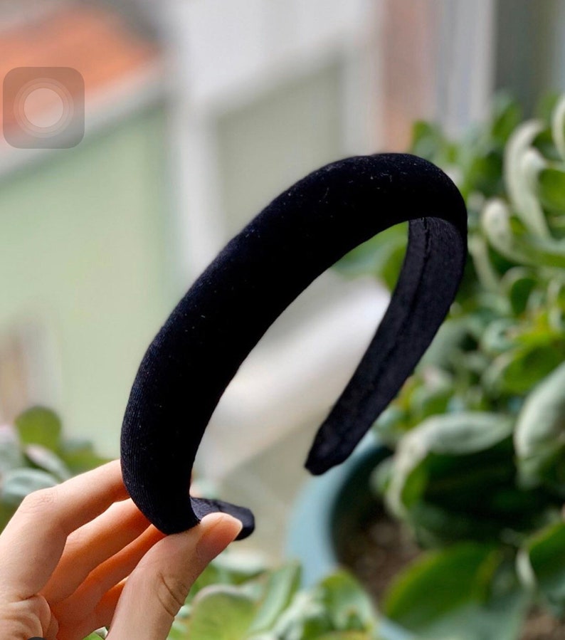 Medium Padded Velvet Headband Spanish Style Headband Etsy