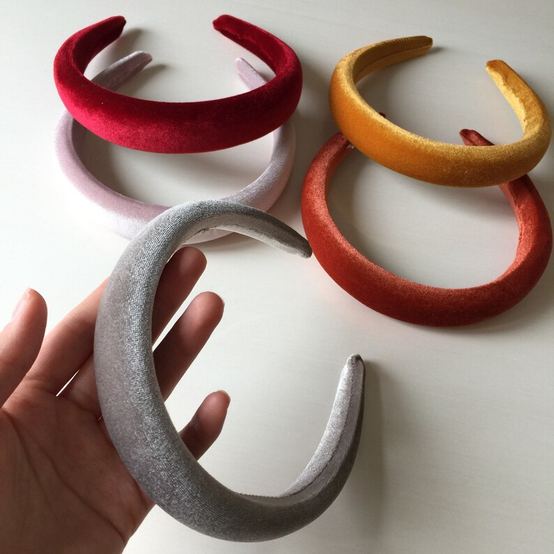 Padded Velvet Headband Spanish Style Headband Bestsellers Etsy