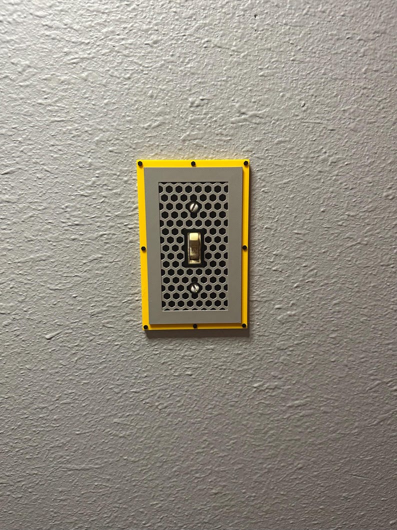 Monster Jam Inspired Honeycomb Grille Light Switch Cover - Etsy