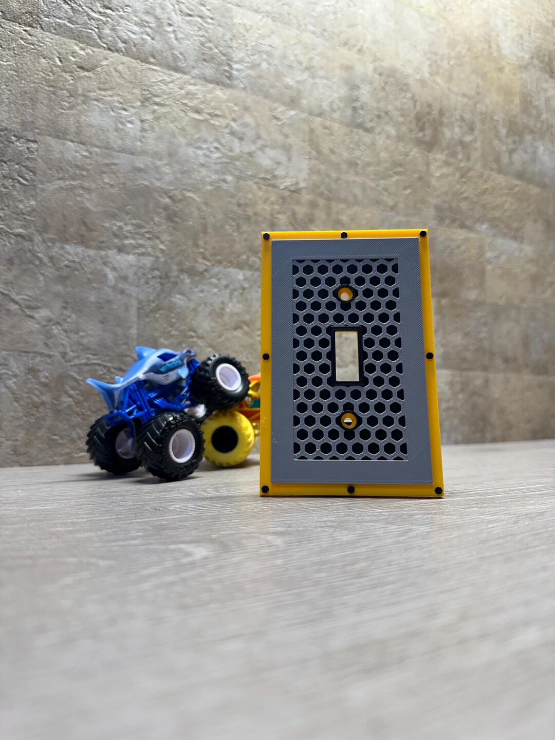 Monster Jam Inspired Honeycomb Grille Light Switch Cover - Etsy