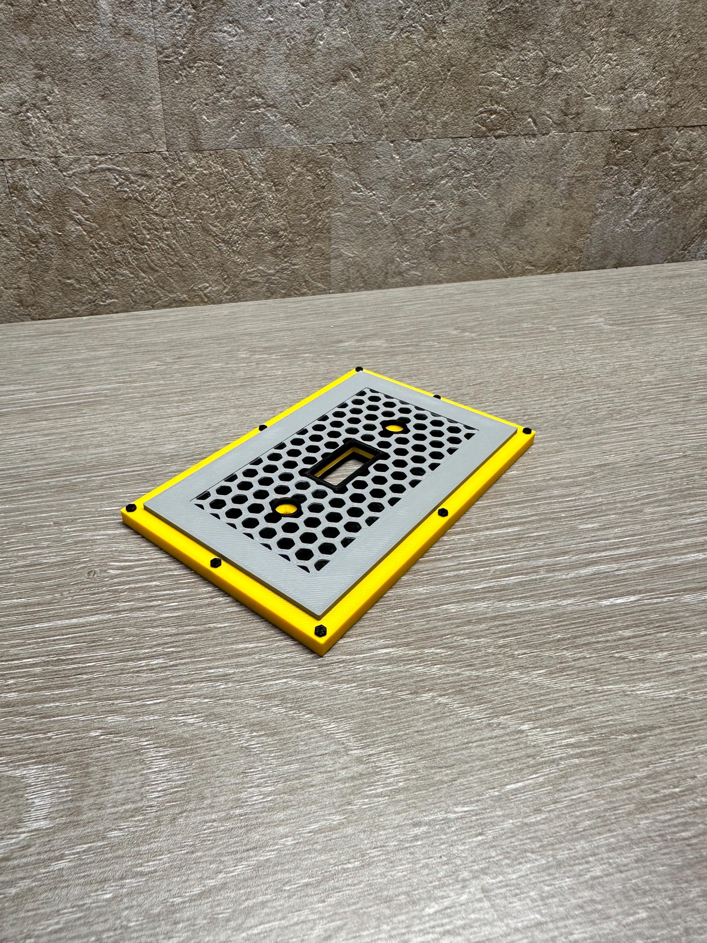 Monster Jam Inspired Honeycomb Grille Light Switch Cover - Etsy