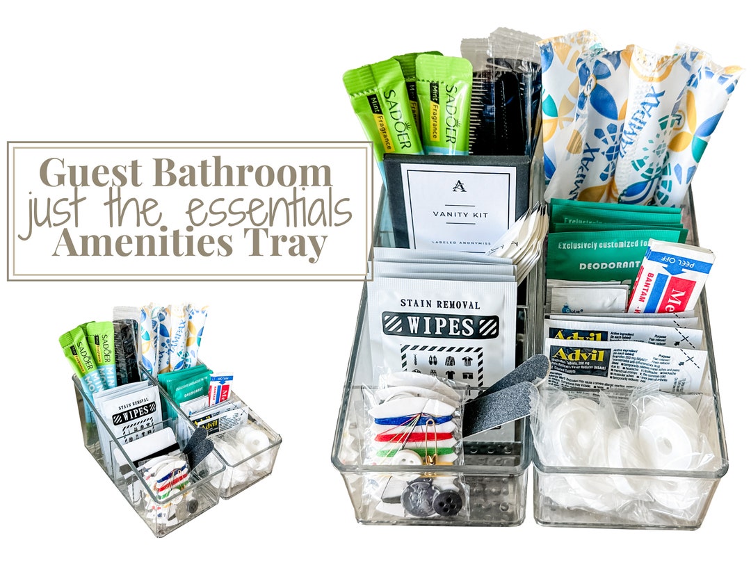 Essentials Wedding Bathroom Tray, His & Hers Bathroom Amenities ...