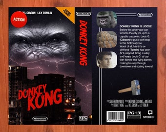 Donkey Kong - Starring Mel Gibson and Lily Tomlin - VHS (fake movie)