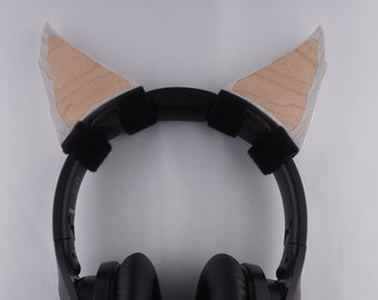 Orejas de lobo de madera para auriculares Butternut (dyed White), Arce