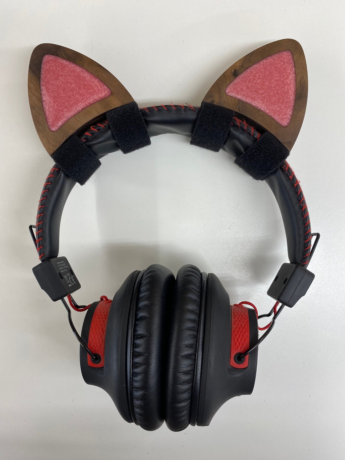 Wooden Cat Ears for Headphones Walnut/amethyst Resin Etsy