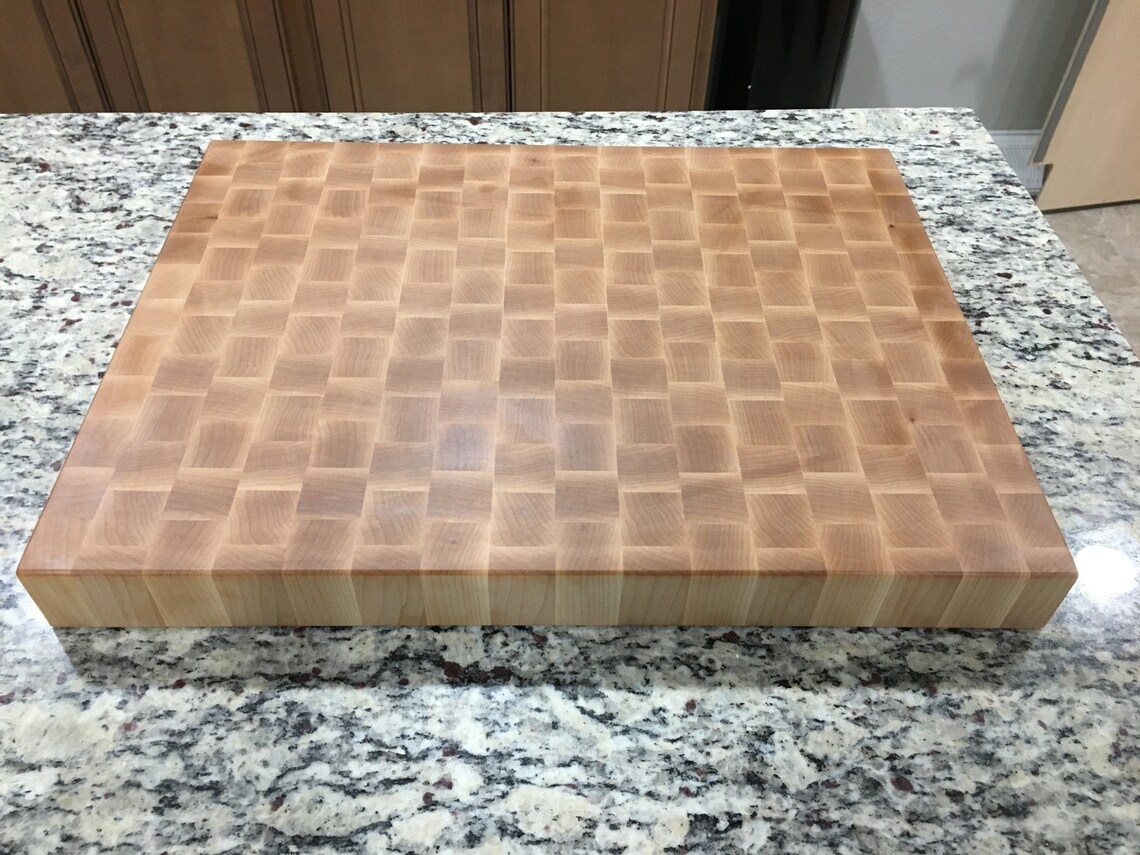 End Grain Maple Cutting Board Etsy