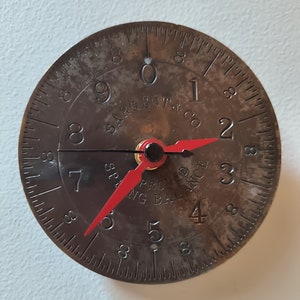 Old round face clock